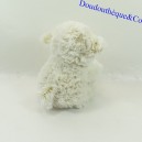 Peluche Mouton ANIMADOO le doudou tendresse blanc marron chiné 17 cm