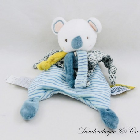 Koala Flache Decke KUSCHELTIER UND GESELLSCHAFT Yoka das kleine blaue Koala Blätter DC3665 22 cm