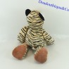Peluche tigre NICOTOY marron et noir 40 cm