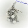Plush rabbit CREATIONS DANI heather grey long hair 15 cm