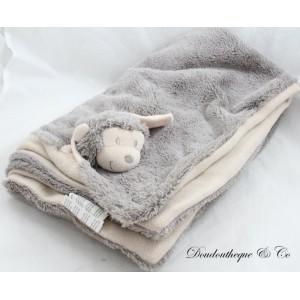 Doudou Cover Affe CASA braun kariert