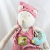 Musical plush mouse MOULIN ROTY Balthazar and Valentine bird 30 cm