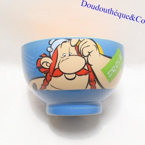 Bowl Obelix PARC ASTERIX Goscinny-Uderzo 2011 Blue and orange Obelix and Asterix
