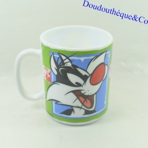 Tasse Titi und Grosminet ARCOPAL Looney Tunes Jahrgang 1999 10 cm