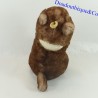 Peluche marmota CREACIONES DANI Castor bufanda Le Mont Doré marrón beige 20 cm