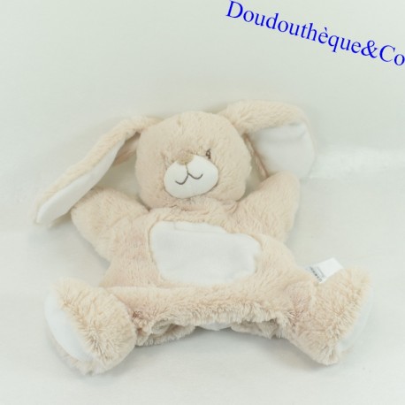 Doudou Puppe Hase TEX BABY beige weiß lange Haare Crossroads 23 cm Doudou Puppe Hase TEX BABY beige weiß lange Haare Crossroads 23 cm