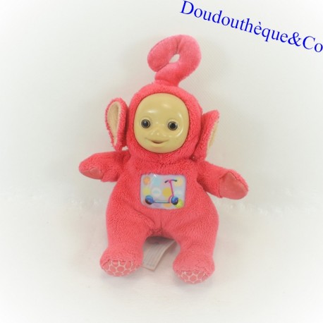 Peluche PO TELETUBBIES TOMY Rosso TV schermo scooter 18 cm Peluche PO TELETUBBIES TOMY Rosso TV schermo scooter 18 cm
