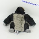 Mono de peluche NATURE PLANET gris negro 23 cm