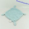 Flat cuddly toy owl NICOTOY blue owl 4 square knots 20 cm