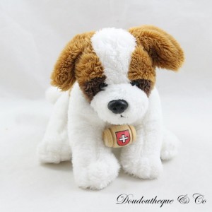 Plush dog Saint Bernard MAWICO white brown