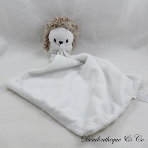 Doudou handkerchief hedgehog ZEEMAN white brown