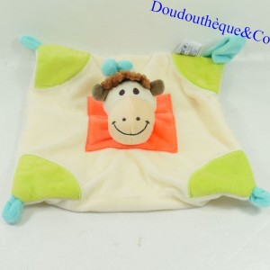 Flat cow cuddly toy PITCHON multicolored 24 cm
