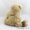 NATURE PLANET Seated Lion Plush Brown
