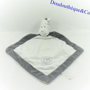 Zebra Coperta Piatta ZDT Animal Blanket Action Bell Bianco Grigio Rigato Parte inferiore 43 cm