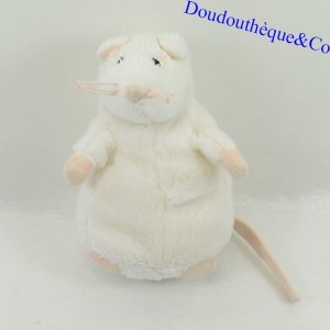 Peluche Rat ou souris IKEA Gosig Ratta blanc 10 cm