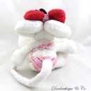 Plush Mouse Diddlina DEPESCHE Diddl Plaid Swimsuit Red Bow 35 cm