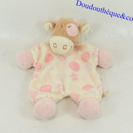 Dotty Lola Kuh Flache Kuscheldecke NOUKIE'S Round Pink 23 cm