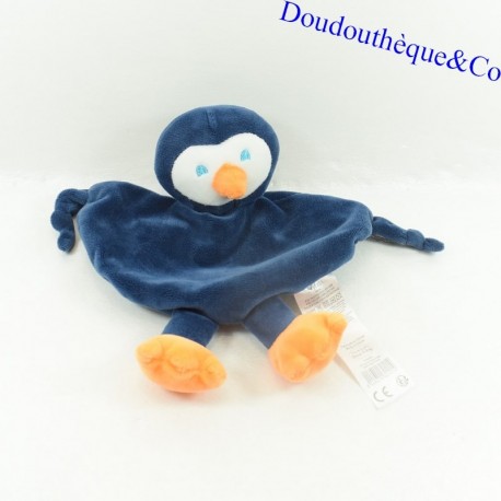 TOM & KIDDY Bear Flat Blanket Half Moon Blue Bell 22 cm TOM & KIDDY Bear Flat Blanket Half Moon Blue Bell 22 cm