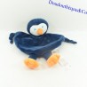 TOM & KIDDY Bear Flat Blanket Half Moon Blue Bell 22 cm