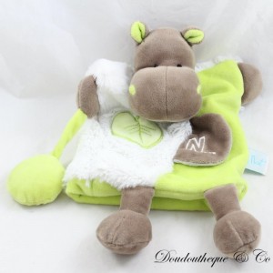 Hippopotamus Puppet Cuddly Toy, BABY NAT Alphabet N...