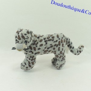 Peluche de leopardo MCDONALD'S Animales en peligro de extinción Cajita Feliz 2009 8 cm