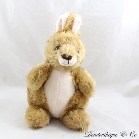 Joey Baby Kangaroo Plush WILD REPUBLIC Brown Beige 20 cm