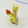 Porte Clés Figurine Marsupilami Amoureux PLASTOY ref 0420 Coeur St valentin 7 cm