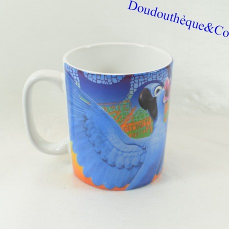 Mug Perla film animazione RIO 2 uccello femmina blu 9 cm