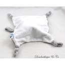 L'ENFANT DO 3 Swiss grey white cuddly toy 4 knotted corners