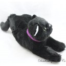 Plush Cat PRODUCT PLUS Black Purple Collar