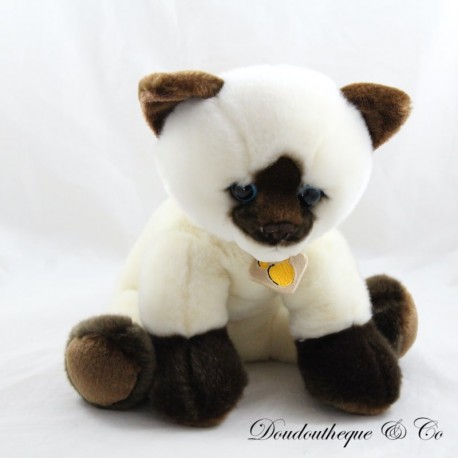 Peluche per gatti siamesi PLUSH & COMPANY beige marrone