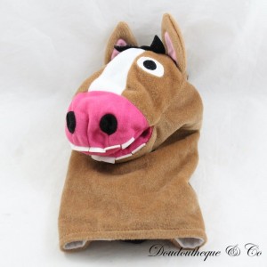 IKEA horse puppet cuddly toy brown black