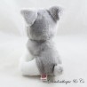 Perro de peluche TY Harper Gris Grandes Ojos Azules