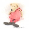 Plush Mouse EGMONT TOYS beige and pink Pink scarf 40 cm