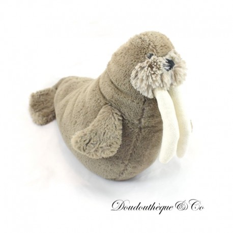 Willie Walrus Plush JELLYCAT Cocoa Long Tusks 26 cm