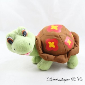 TOY'S COMPANY turtle plush brown shell 23 cm