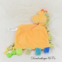Giraffe flaches Kuscheltier KIMBALOO gelb und orange 30 cm