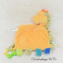 Giraffe flaches Kuscheltier KIMBALOO gelb und orange 30 cm