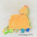 Giraffe flat cuddly toy KIMBALOO yellow and orange 30 cm