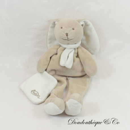 Plüschkaninchen BABY NAT' Einstecktuch beige-weiß BN781 30 cm Plüschkaninchen BABY NAT' Einstecktuch beige-weiß BN781 30 cm
