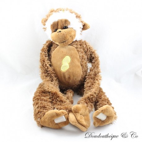 Peluche sonore singe GIPSY marron