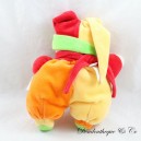 Clown semi-flat cuddly toy COROLLA yellow orange star moon bell 22 cm