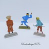 Set of 3 Tintin Metal Figurines Flat The Adventures of Tintin 6 cm
