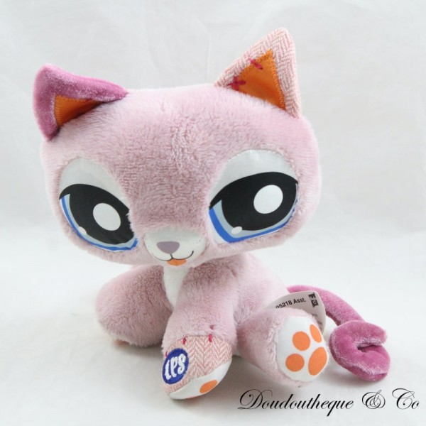Plush cat LITTLEST PETSHOP Hasbro purple 18 cm SOS cuddly toy