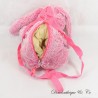 RODADOU Rabbit Plush Backpack Pink & White 34 cm