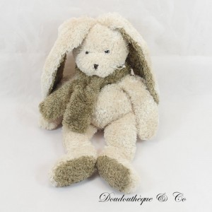 Plush Marie rabbit DIMPEL beige scarf brown long hair 30 cm