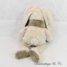 Peluche Marie coniglio DIMPEL sciarpa beige castano pelo lungo 30 cm