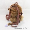 Backpack Monkey Plush TY Big Eyes Purple Brown 30 cm