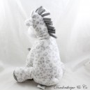 Peluche giraffa VACO bianco grigio macchie seduta 32 cm