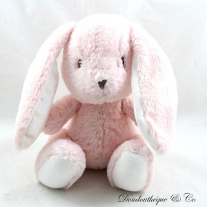 Peluche coniglio NICOTOY Simba Toys rosa bianco seduto 18 cm